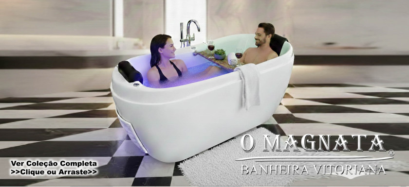 Banheira freestanding hidromassagem